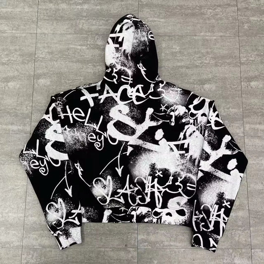 Ghost face zip up